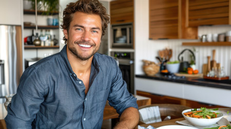 happy people celebrate New Year, celebrate Christmas. Holiday lights are burning. Fairytale atmosphereの素材