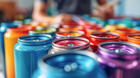 various bright backgrounds of beautiful shades. Futuristic imagesの素材