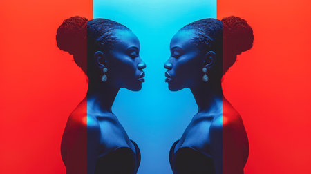 two carefree pretty girls hugging and laughing, having a good time. portrait of a happy lesbian coupleの素材