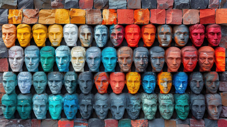 Abstract color paint theme. Vivid background. AI generatedの素材