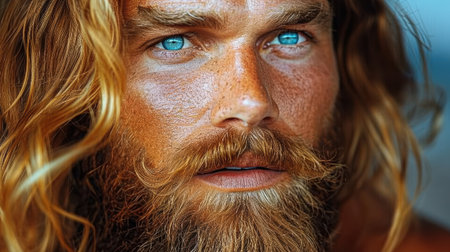 portrait of a handsome young man in casual clothes. AI generatedの素材