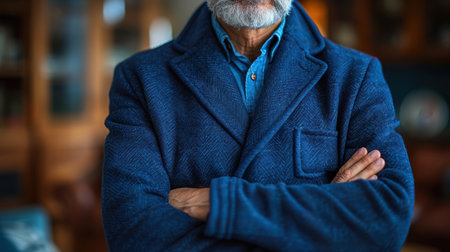 portrait of a handsome young man in casual clothes. AI generatedの素材