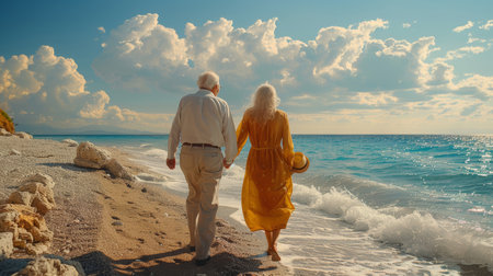 Lovely couple together. Romantic male and female looking each other into eyes and happy. Beautiful couple in love standing face to face.の素材