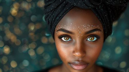 Beautiful natural girl smiling. portrait of a young womanの素材