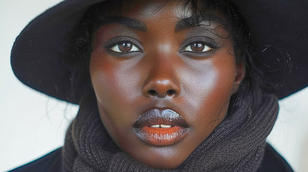 Beautiful natural girl smiling. portrait of a young womanの素材