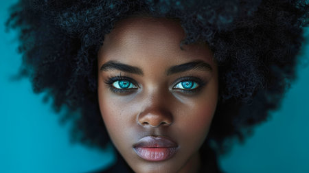 Beautiful natural girl smiling. portrait of a young womanの素材
