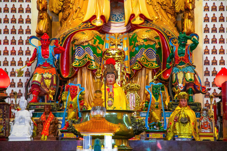 Kuala Lumpur,Malaysia. 08/07/2024. largest Buddhist temple Thean Hou, Kuala Lumpur.
