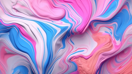 Colorful marble background with liquid abstract pattern. Generative AIの素材