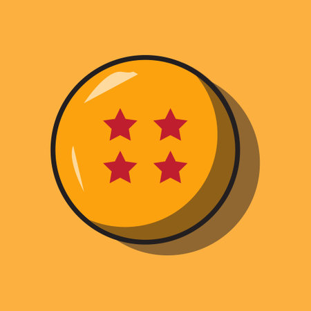 <p>4 <strong>Dragon ball </strong>icon.Dragon ball vector.Dragon ball vector illustration.Ball Vector illustration</p>のイラスト素材