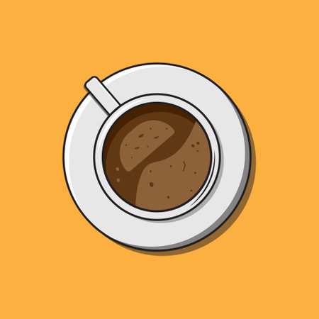 <p><strong>Coffee cup</strong> icon in flat design style. Vector illustration.Cup tea icon ,Coffee cup with smoke float up</p>のイラスト素材