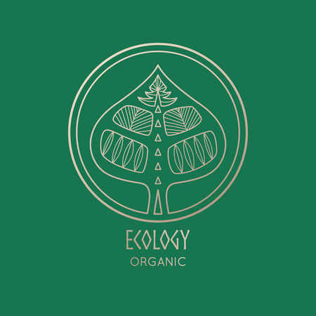 Logo abstract treeのイラスト素材