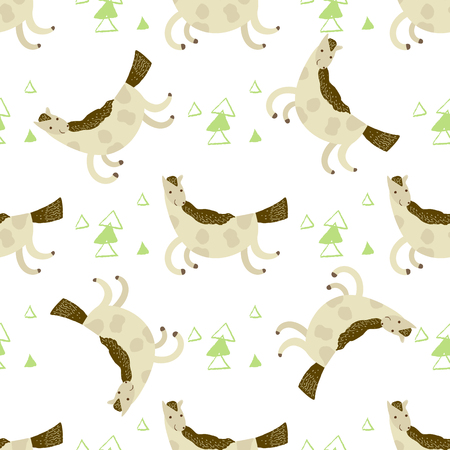 Pattern horseのイラスト素材