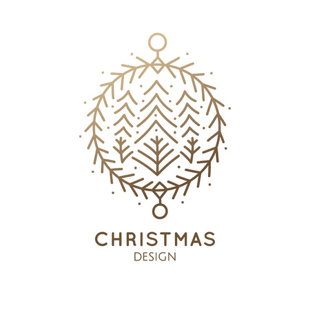 Christmas abstract wearthのイラスト素材