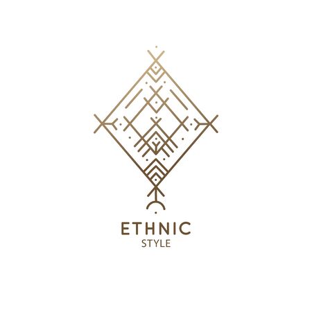 Sacred abstract geometric shapeのイラスト素材