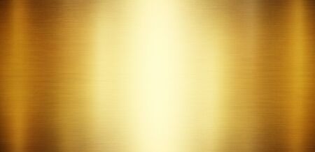 Gold metal  background with polished, brushed texture for designの写真素材