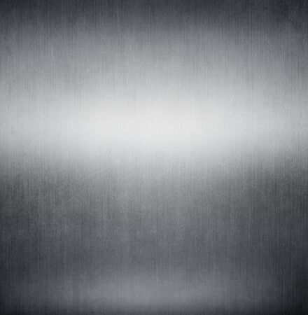 Metal abstract background with polished, brushed texture.の写真素材
