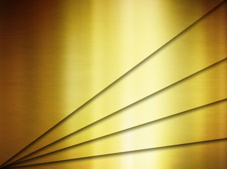 Abstract gold metal design modern background 3d illustrationの写真素材