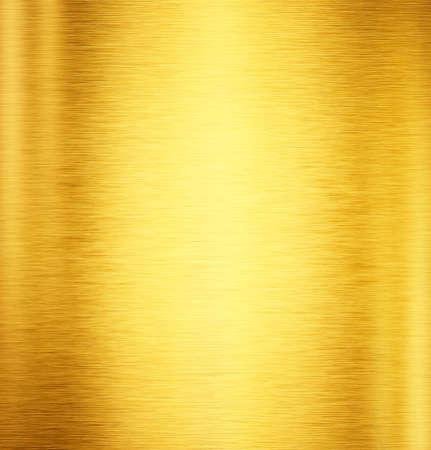 Gold polished metal texture or abstract stainless steel background.の写真素材
