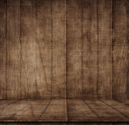 Old wooden background for montage or product presentation.3d illustrationの写真素材