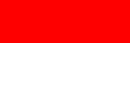 flag of Indonesia, official state symbolのイラスト素材