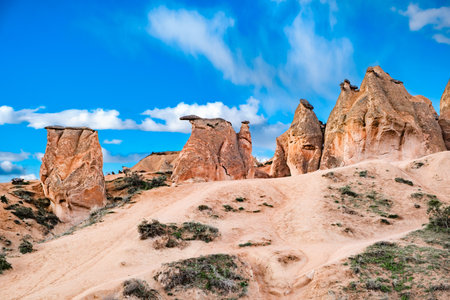 Dream Valley, Devrent, Cappadocia, rocks bizarre shape or animalsの写真素材