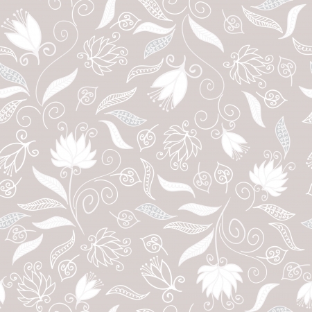 Seamless floral patternのイラスト素材