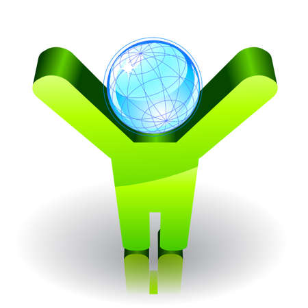 Ecology conceptのイラスト素材