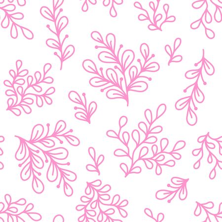 Seamless pattern with decorative floral background vector illustrationのイラスト素材