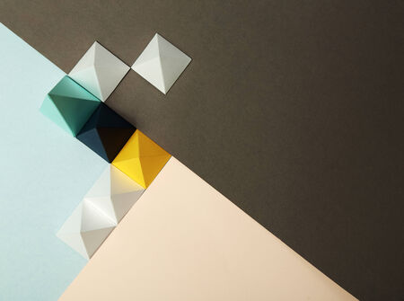 Geometric origami backgroundの写真素材