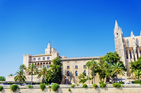 Palace of La Almudaina, Palma de Mallorca, Spainのeditorial素材