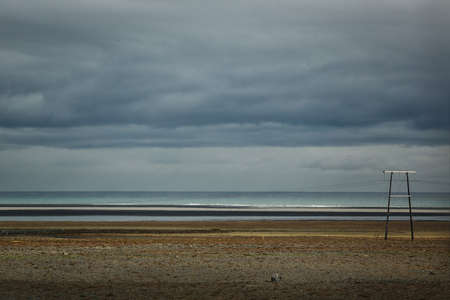 Colorful dawn over the sea. Nature composition.の写真素材