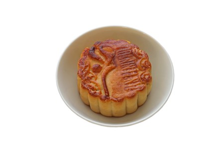 This is a kind of famous Chinese dessert moon cake.It is usually made and ate during the mid autumn...