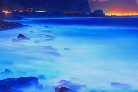 Night Scene of North Taiwanの写真素材