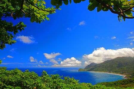 Beautiful Coastline in Hualien, Taiwanの写真素材