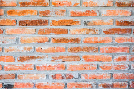Orange brick wall as background. Show Construction Detailsの写真素材