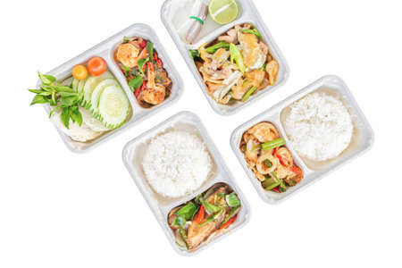 Food delivered to your home. Stay home, stop the infection, save the nationの写真素材