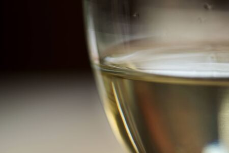 The image shows a section of a wine glassの写真素材