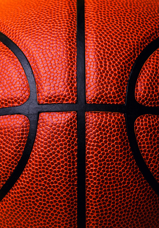 basketball ball macro photoの写真素材