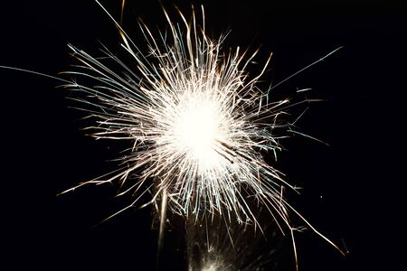 christmas sparklerの写真素材