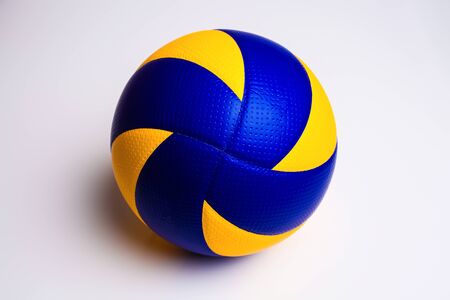 volleyball ball on white background.の写真素材