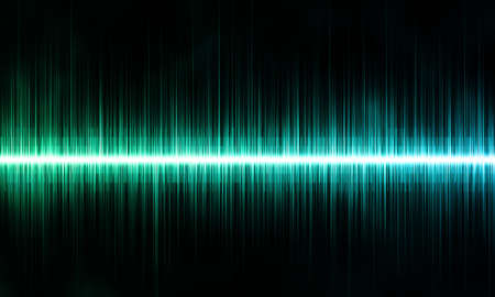 Abstract Colorful Rhythmic Sound Wave. Concept of voice recognition.の写真素材