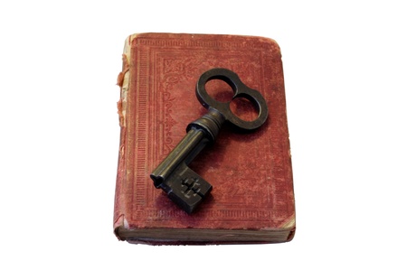 old book and key の写真素材