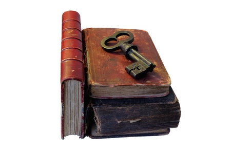 old book and key の写真素材