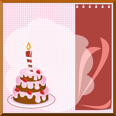 cake menuのイラスト素材