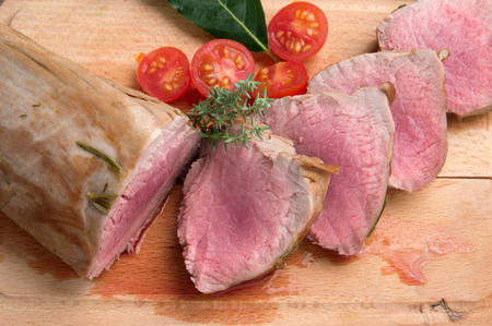 Roasted beef filletの写真素材