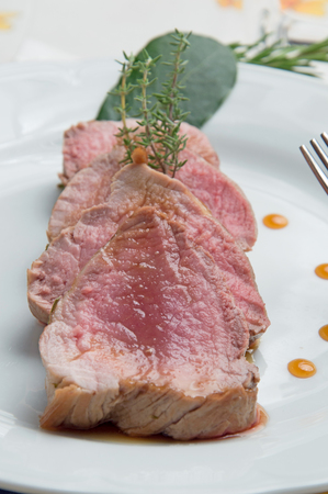 Roasted beef filletの写真素材