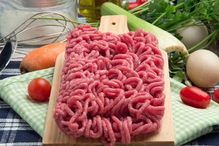 Raw minced meatの写真素材