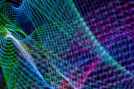 Abstract freezelight curves. Made by lightsaber