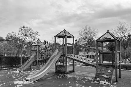 Tbilisi, Georgia. Rike Central Park. Theater, monuments, playgrounds and observation platforms.の写真素材