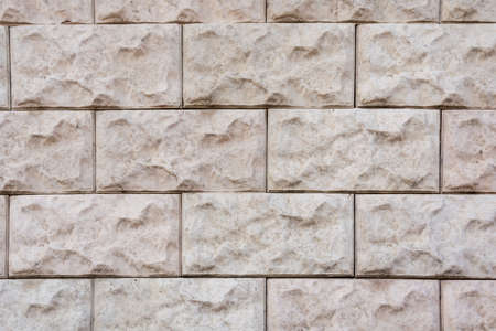 Background of stone wall texture. Pattern of stone wall texture background.の写真素材